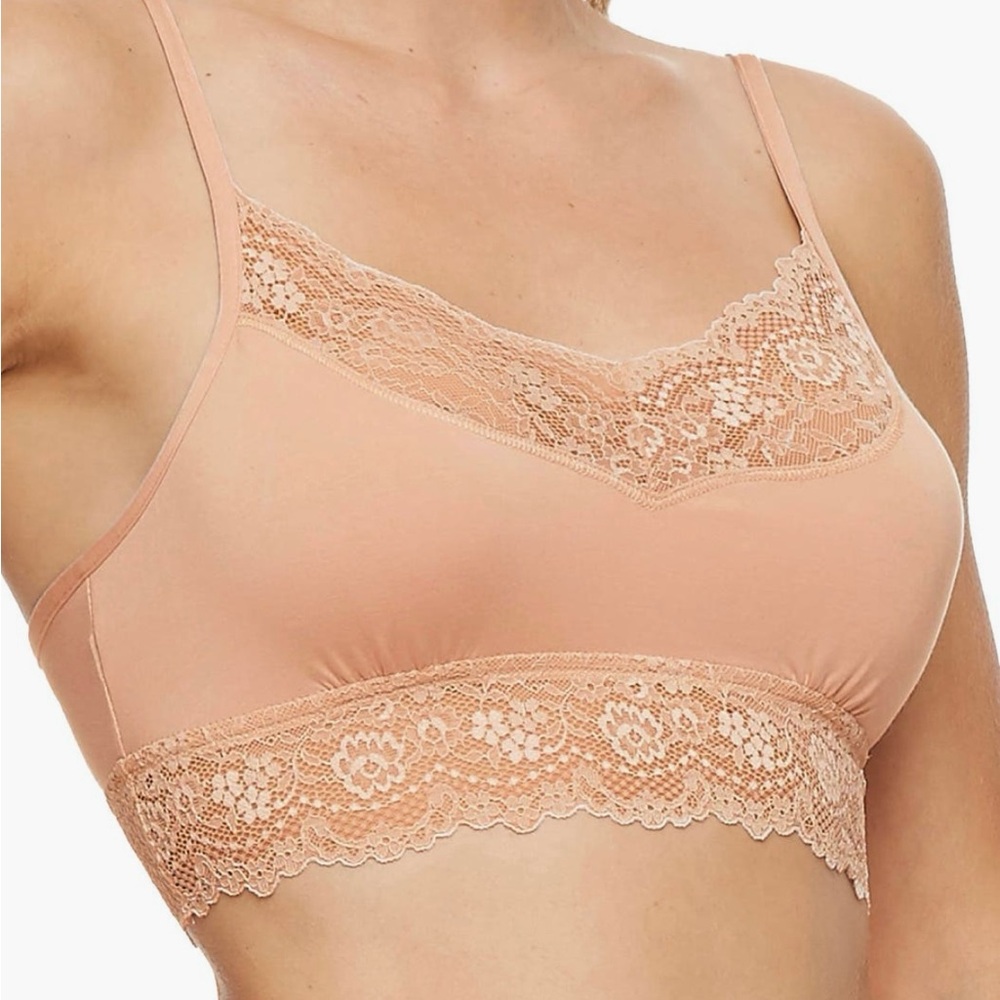 MONTELLE Intimates Lace Trim Bralette